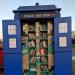 Free Library shaped like a Tardis in Detroit, Michigan city