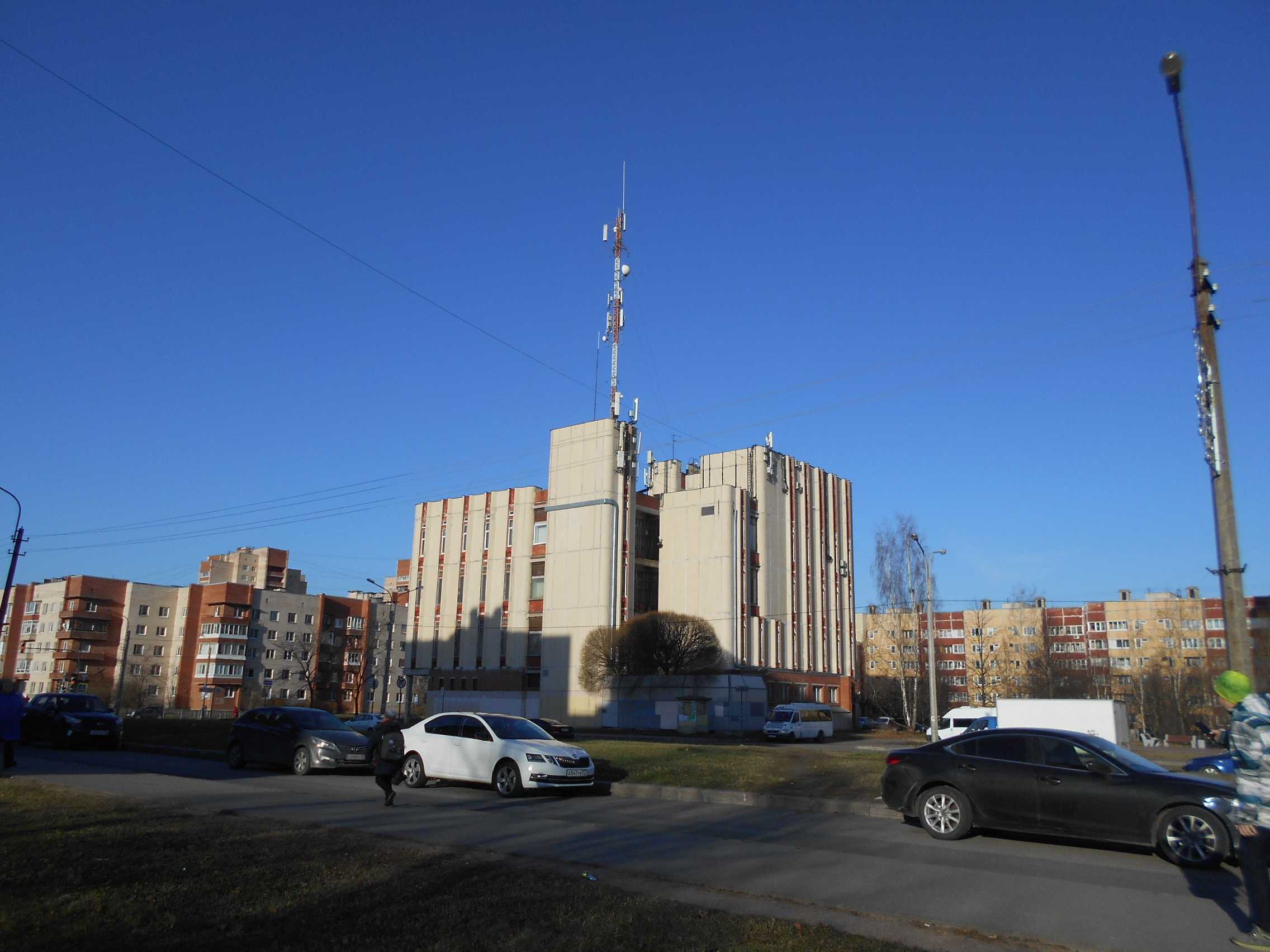 Telephone exchange building - Saint Petersburg Chebyshyovskaya ulitsa