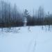 Газопровод на болоте в городе Архангельск
