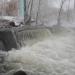 Искусственный водопад (водосброс) озера Тёплого в городе Уфа