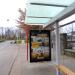 Mariensztat bus terminus in Warsaw city