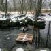 Руины старой финской мельницы в городе Приозерск