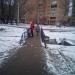 Пешеходный мост через ручей Поныри в городе Щёлково