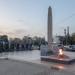 Мемориал павшим в ВОВ с Вечным огнем в городе Балабаново