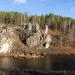 Скалы в городе Каменск-Уральский