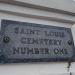 St. Louis Cemetery No. 1 in New Orleans, Louisiana city