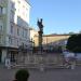 FLORIANIBRUNNEN FOUNTAIN ON ALTER MARKT SQUARE in Salzburg city