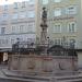 FLORIANIBRUNNEN FOUNTAIN ON ALTER MARKT SQUARE in Salzburg city