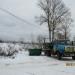 Место сбора бытовых отходов в городе Кимры