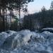 Скальный массив в городе Екатеринбург
