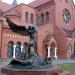 Sculpture of Archangel Michael Killing a Dragon