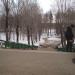 Вход в парк, лестница в городе Ухта