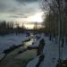 Трубопроводный мост в городе Ухта