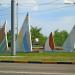 Композиция «Паруса» (ru) in Homieĺ city