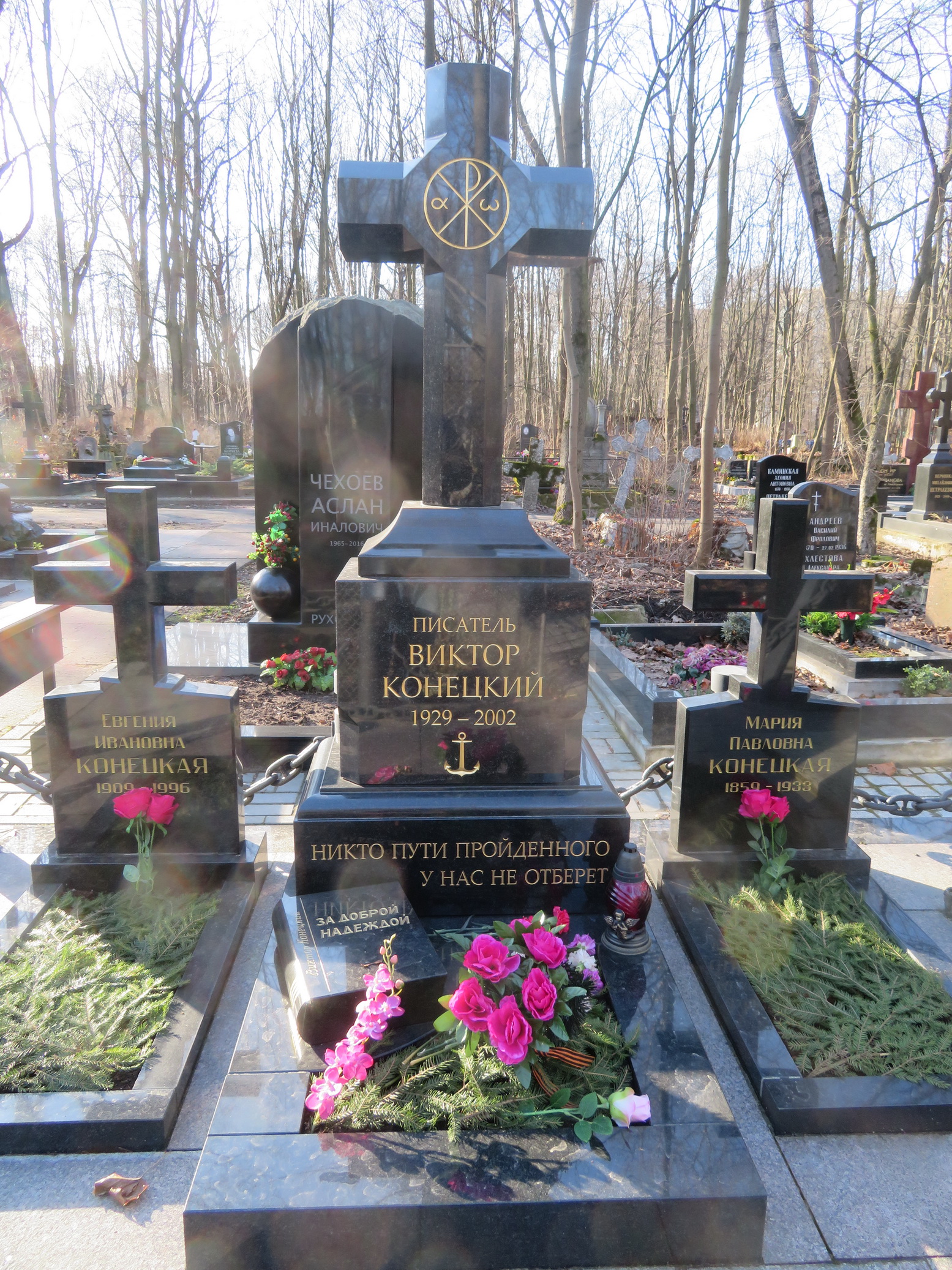 Виктор Конецкий Смоленское кладбище