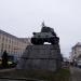 Демонтований монумент радянським воїнам в місті Житомир