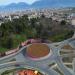 Roundabout in Tirana city