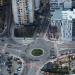 Roundabout in Tirana city