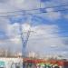 Опора ЛЭП в городе Реутов