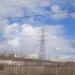 Опора ЛЭП в городе Реутов