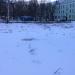 Пустырь на месте двух снесённых жилых домов в городе Дзержинский