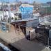 Снесённый временный турникетный павильон в городе Нахабино