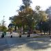 Plaza Yungay en la ciudad de Santiago de Chile