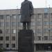 Демонтированный памятник В. И. Ленину в городе Славянск