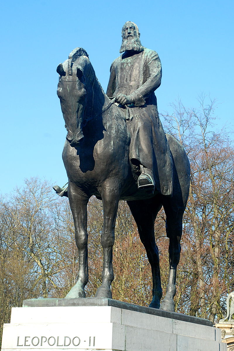 Statue of King Leopold the second - City of Brussels