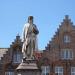 Hans Memling Statue in Bruges city
