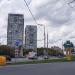 Въездной знак «Район Покровское-Стрешнево СЗАО» в городе Москва