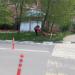 Садовая скульптура «Два аиста» в городе Дзержинский