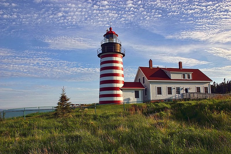 West Quoddy Head Lighthouse Lubec Maine