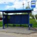 Автобусная остановка в городе Любучаны