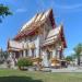 Wat Phayap Polished Granite Ordination  Hall in Korat (Nakhon Ratchasima) city