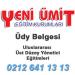 Üdy Belgesi in İstanbul Büyükşehir Belediyesi city