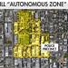 Capitol Hill Autonomous Zone (CHAZ) in Seattle, Washington city