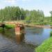 Пешеходный мост в городе Вырица
