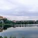 Pond in Petropavlivska Borschahivka city