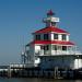 New Basin Canal (West End) Lighthouse in New Orleans, Louisiana city