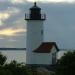 Annisquam Harbor Light in Gloucester, Massachusetts city