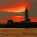 Boston Light in Boston, Massachusetts city