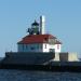 Duluth Harbor South Breakwater Outer Lighthouse in Duluth, Minnesota city