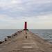 Sheboygan North Pier and Sheboygan Breakwater Light