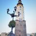 Zabytkowa latarnia in Strzelin city