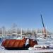 Строящийся культурно-спортивный комплекс в городе Новоалтайск