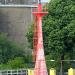 Oslebshausen Lock  Entrance N Side light in Bremen city