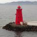 Poolbeg Lighthouse in Dublin city