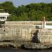 Entrance N Side Punta El Bancal light in Ciutadella di Menorca city