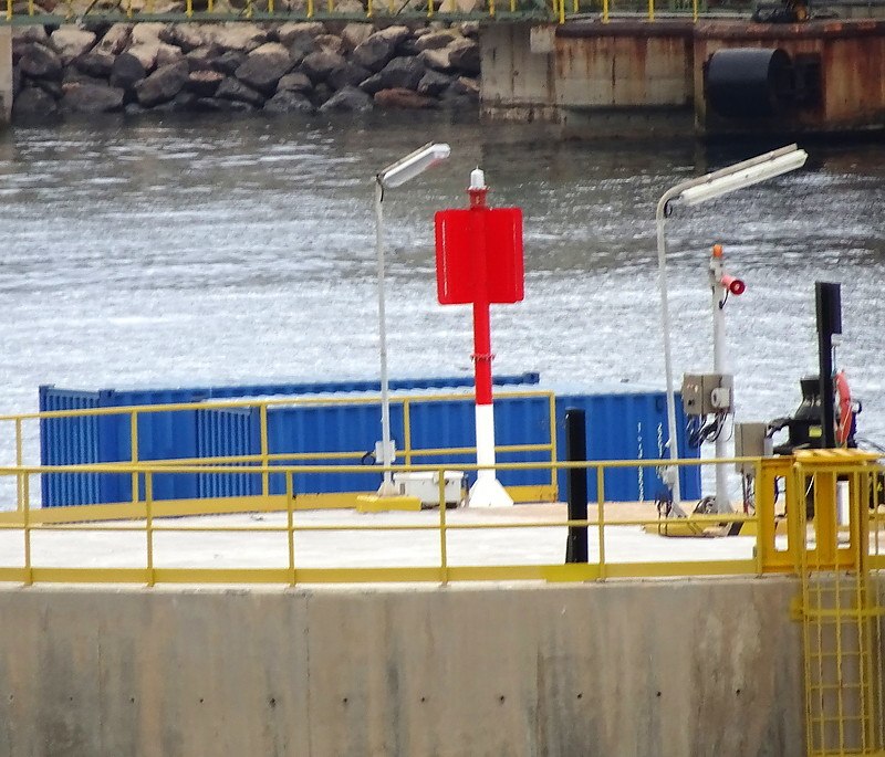 Methane Gas Pier W Head light lighthouse, gas depot, navigation
